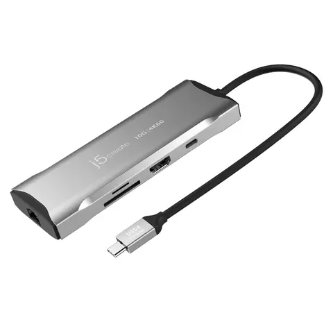 USB-хаб j5create 4K60 Elite USB-C Mini Dock Ethernet USB4