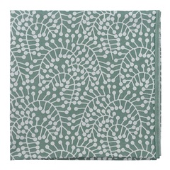 Скатерть из хлопка зеленого цвета с рисунком Спелая смородина, scandinavian touch, 180х180см