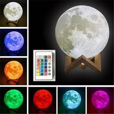Светильник ночник 3D шар Луна Moon Lamp