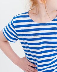 Купить детскую тельняшку - Магазин тельняшек.ру 8-800-700-93-18Футболка-тельняшка детская (голубая полоса) в Магазине тельняшек