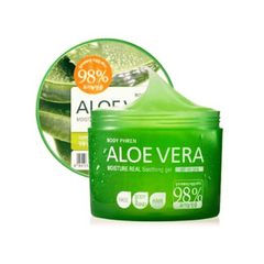 Welcos Aloe Vera Moisture Real Soothing Gel универсальный увлажняющий и успокаивающий гель Алоэ