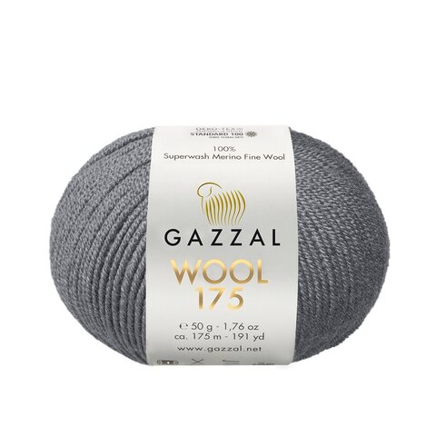 Пряжа Gazzal Wool 175 302 торнадо
