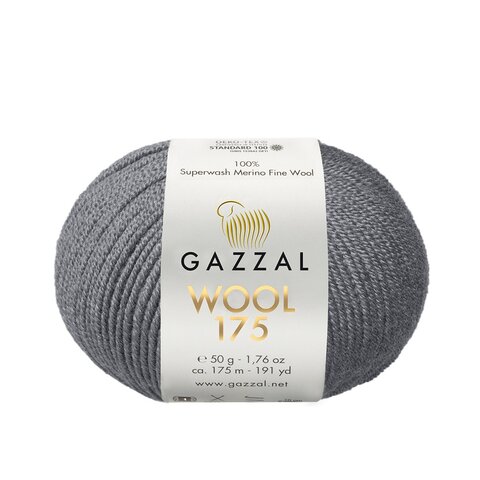 Пряжа Gazzal Wool 175 302 торнадо