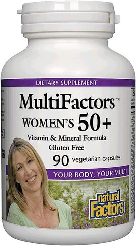 MultiFactors women 50+ natural Factors (90 капсул) c iHerb