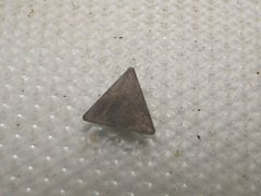 Пластина трехгранная без отверстия Р25