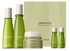 The Saem Urban Eco Harakeke VEGAN Skin Care 3 Set набор для лица с экстрактом корня новозеландского льна для всех типов кожи