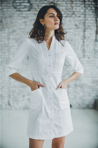 Халат женский м134 сансара белый