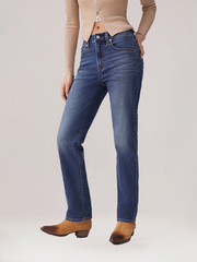 Женские прямые джинсы с завышенной талией Levi's 724 High Rise Straight 18883-0377, Утепленные