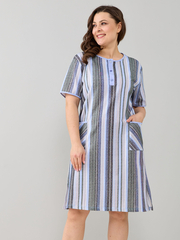 Туника Т-012/разноцветная-полоса