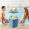 Стол пластиковый мини-бар Tagliamento Pop Up Cool Bar, синий, белый