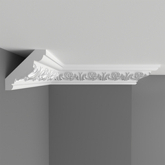 Плинтус потолочный ударопрочный с рисунком Decomaster D155B 60х40х2000мм