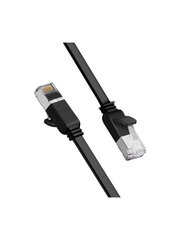 Кабель сетевой плоский  UGREEN NW102 (50176) Cat 6 8-Core U/UTP Flat Ethernet Cable. Цвет: 5м. Цвет: черный