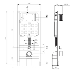 Комплект Set Triton Verso TR-VO-1832 (Унитаз + инсталляция + кнопка хром)