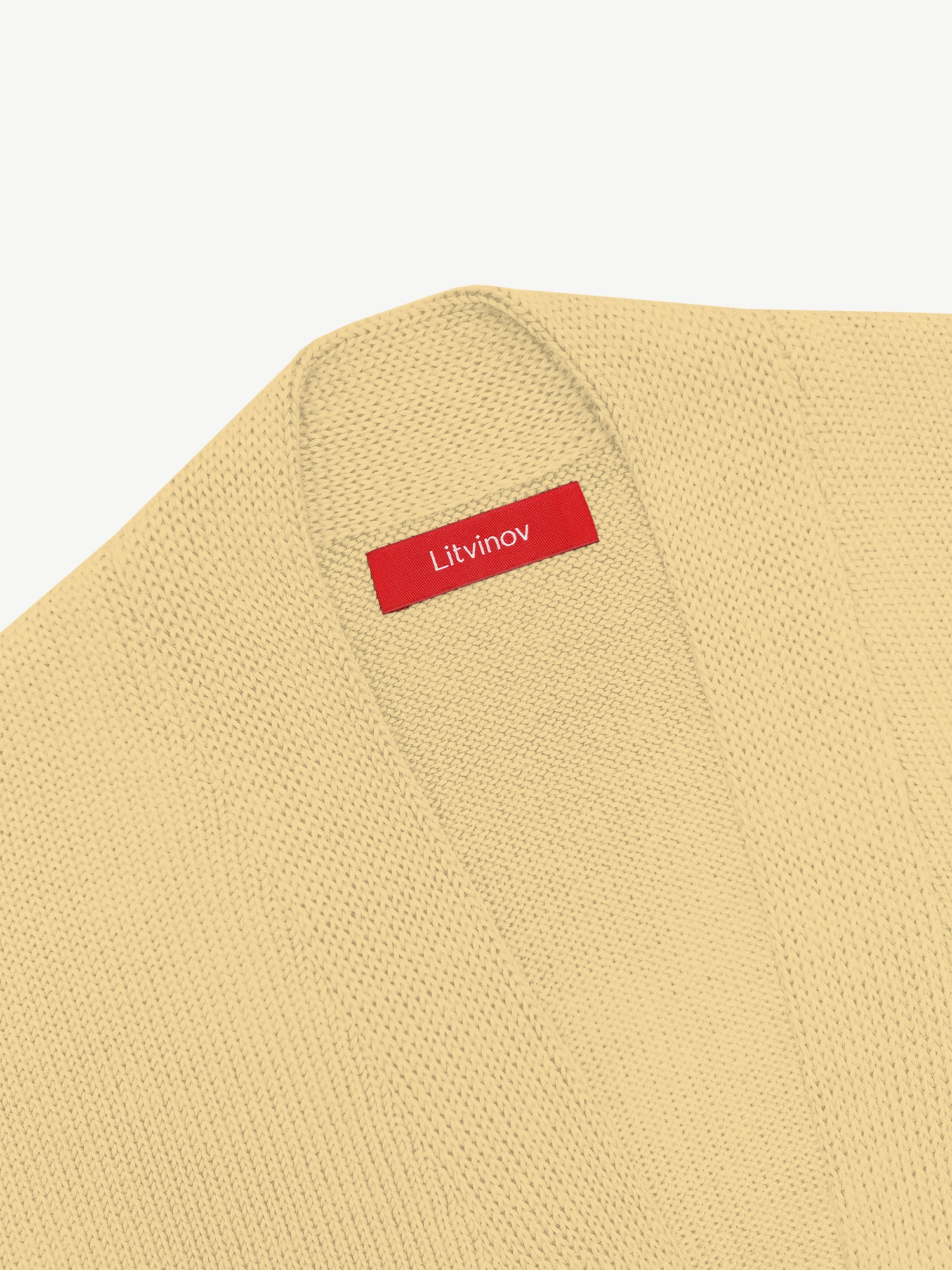 Кардиган с планкой из мягкой шерсти