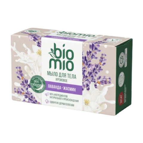 Мыло для тела Bio Mio кремовое Лаванда - Жасмин 140гр