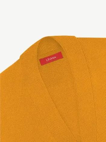 Кардиган с пуговицами из шелка