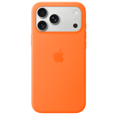 Силиконовый чехол Apple Silicone Case with MagSafe для iPhone 17 Pro Max, Orange