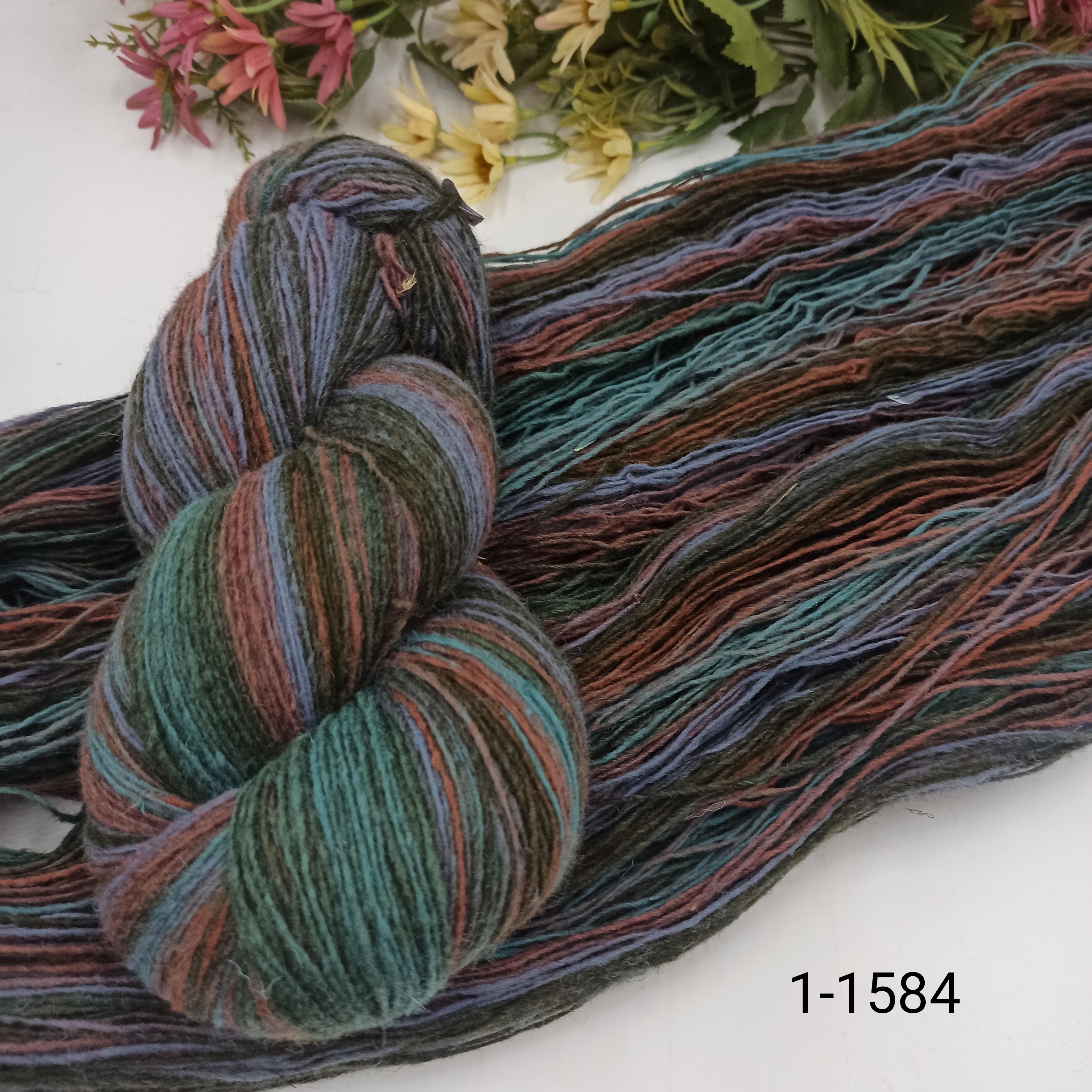 Дундага 6/1 шерсть секционного окрашивания 01-1584 420м/100гр