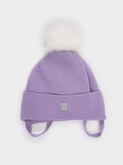 шапка  для девочки  КВ 20395/ш/светло-сиреневый