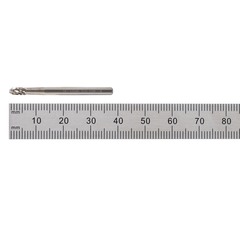 Бор-фреза твердосплавная E(TRE) 3,0x7x37x3мм HM H-Tools 116210HT