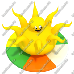 Электрическая карусель детская 4KIDS "Яркий осьминог"