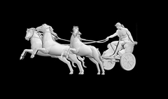 Силиконовый молд № 0205 Колесница большая