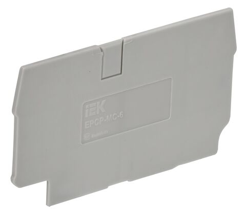 ARMAFIX Заглушка для клемм серий CP 10мм2/CX 6мм серая IEK