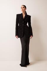 Жакет приталенный со стразами