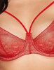 Бюстгальтер полумягкий Ava CROWN 2127 PU Red