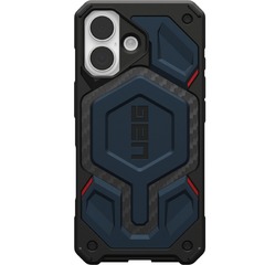 Чехол Uag Monarch Pro Case для iPhone 17, Красный | Carbon Fiber Mallard/Red