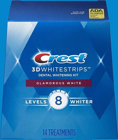 Отбеливающие полоски Crest 3D Whitestrips Glamorous White (курс 14 дней)