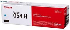 Картридж Canon 054HC голубой большой ёмкости для Canon LBP621Cw, LBP623Cdw, MF641Cw, MF643Cdw, MF455Cx. Ресурс 2.3K