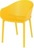 Кресло пластиковое Sky желтое