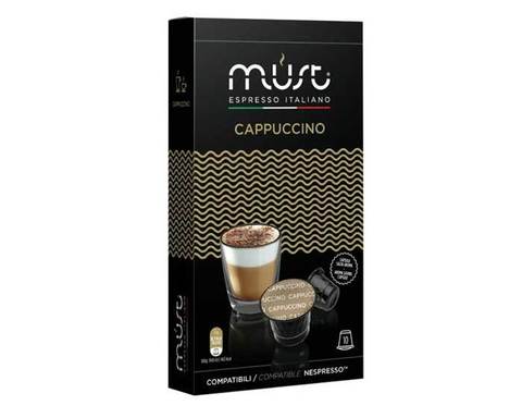 Кофе в капсулах Must Cappuccino, 10 капсул для кофемашин Nespresso