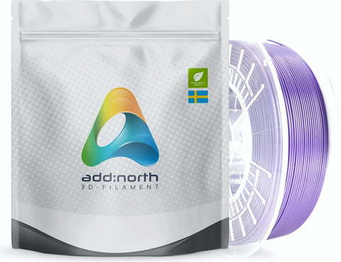 Пластик для 3D-принтера AddNorth E-PLA Glitz Purple
