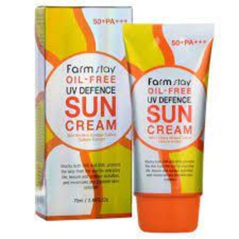 Farmstay Солнцезащитный крем с высоким фактором защиты FarmStay Oil-Free Uv Defence Sun Cream Spf 50+/pa +++ 70 мл