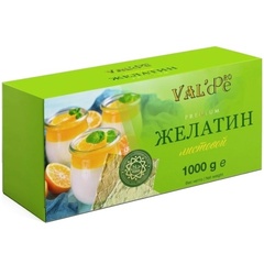Желатин листовой говяжий (Халяль), Valde, 5 г, 1 лист