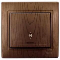 DEMET 711 0500 105 Выключатель проход. махагон