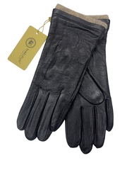 Перчатки. Женские. Материал верха: Кожаные. Подклад: Трикотаж-шерсть. 5 шт в упаковке.