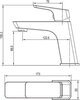 Aquanet AF440-10С AF440-10С Aquanet Gotic, смеситель для умывальника, хром (216772)