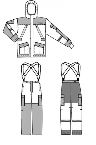 Костюм Горка зимний (ткань алова мембрана 130-1)