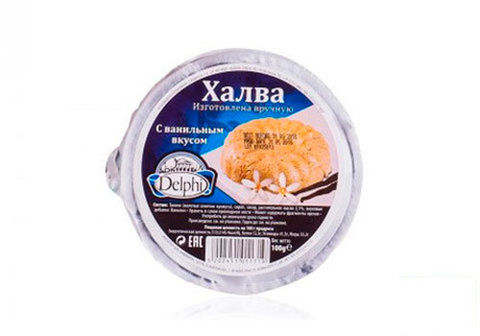 Халва ванильная, 100г