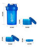 Картинка шейкер Blender Bottle ProStak V2 Blue - 10