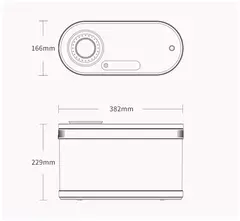 Акваферма Geometry Fish Tank Aquaponics Ecosystem C180 Standart Set (белый)