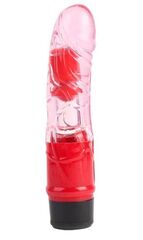 Розовый вибратор-реалистик 7 Inch Realistic Vibe - 18 см. - 