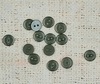 Пуговицы блузочные, d 1,1 см, 2 прокола, хаки