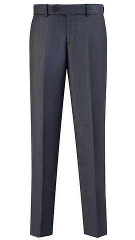 Серые брюки зауженного силуэта STENSER