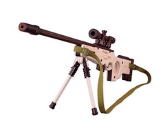 Снайперская винтовка AWP от TARG - деревянный конструктор, сборная модель, 3d пазл