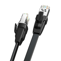 Кабель UGREEN Cat 8 U/FTP Ethernet Cable Pure Copper 30AWG, 2м NW134, черный