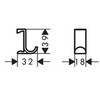 Hansgrohe WallStoris 27914670 Крючок широкий 2 шт. черный матовый